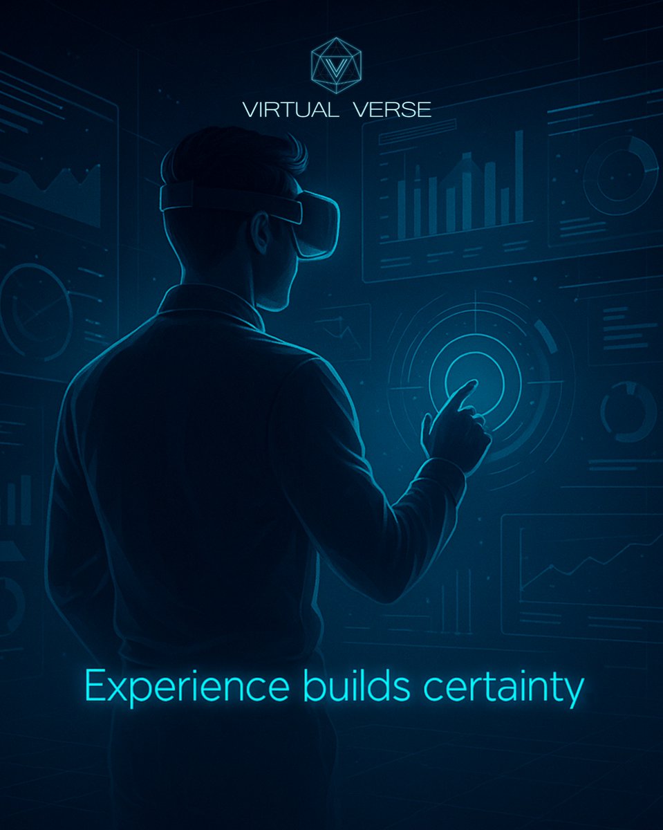 virtualverse_62's tweet image. XR isn’t a replacement.
It’s the smarter way to decide with confidence.
When the experience is real, failure doesn’t scare you.
Try it for yourself 💬

#ImmersiveExperience #XRTech #VirtualVerse #DigitalExecution #SmartWork #ExperienceDriven