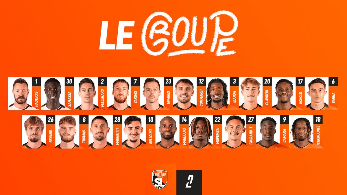 Stade Lavallois (@stadelavallois) on Twitter photo Demain, place à la 4e journée de championnat ! Nos Tango reçoivent le <a href="/ClermontFoot/">Clermont Foot 63</a> à Le Basser, découvrez le groupe convoqué ! 🧡🖤
#LAVALCF63 | #SouriezCestDuFootCestLaval Demain, place à la 4e journée de championnat ! Nos Tango reçoivent le <a href="/ClermontFoot/">Clermont Foot 63</a> à Le Basser, découvrez le groupe convoqué ! 🧡🖤
#LAVALCF63 | #SouriezCestDuFootCestLaval