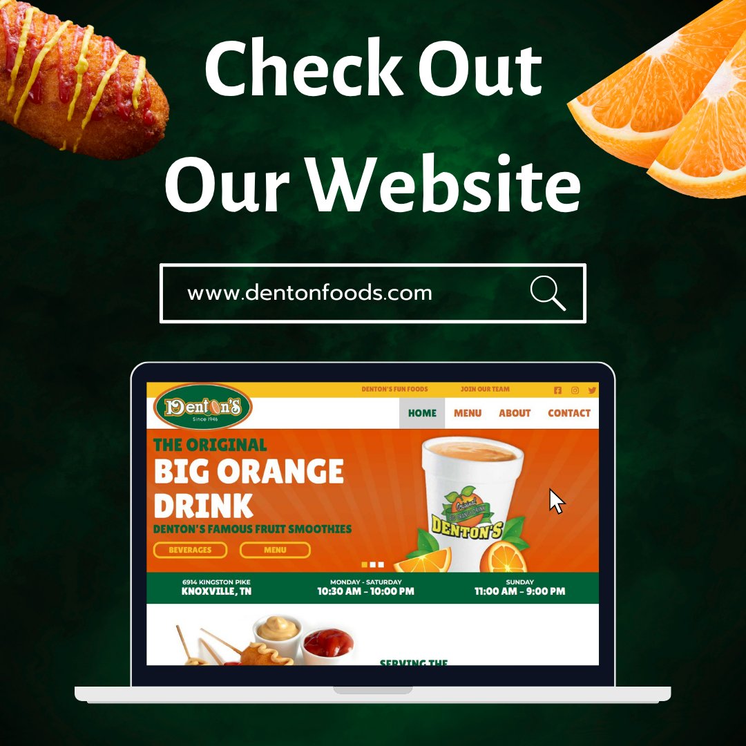 DentonsFunFoods's tweet image. Hungry for something extraordinary? 🍔✨

Satisfy your cravings at dentonfoods.com!

Browse our menu, learn our story, and see everything we’ve got waiting for you — anytime, anywhere.

#Dentons #WebsiteVibes #KnoxvilleFlavor