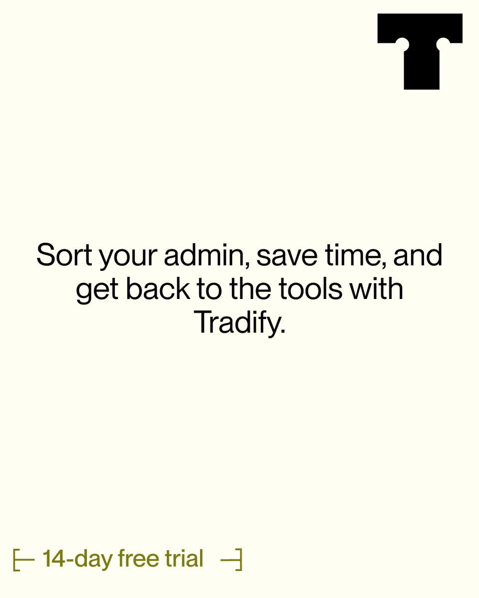 Tradify (@tradifyhq) on Twitter photo “Tradify has been fantastic for my business.” – Ryan, Plumber 👨🔧
Join thousands of tradies using Tradify to smash through admin and save serious time. Start your free trial today: bit.ly/2XmjciQ
.
.
#HVACBusiness #TradeBusinessTips #JobManagement #TradieTools “Tradify has been fantastic for my business.” – Ryan, Plumber 👨🔧
Join thousands of tradies using Tradify to smash through admin and save serious time. Start your free trial today: bit.ly/2XmjciQ
.
.
#HVACBusiness #TradeBusinessTips #JobManagement #TradieTools