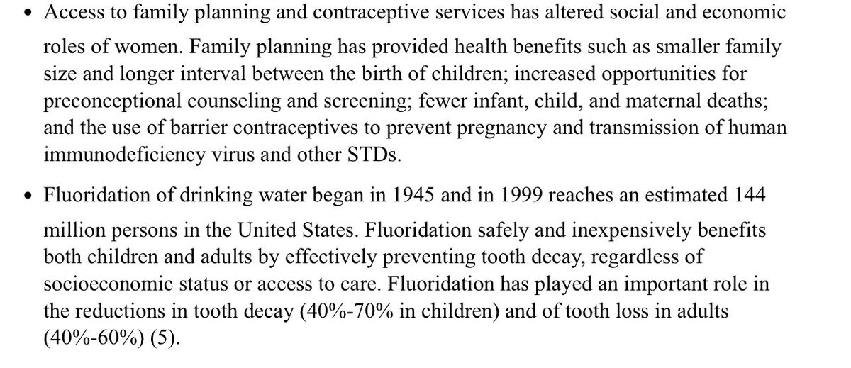 We are facing a population collapse, and the CDC lists “smaller family size” as one of the most important scientific achievements in modern history. 

They also list forcing children to drink fluoride.