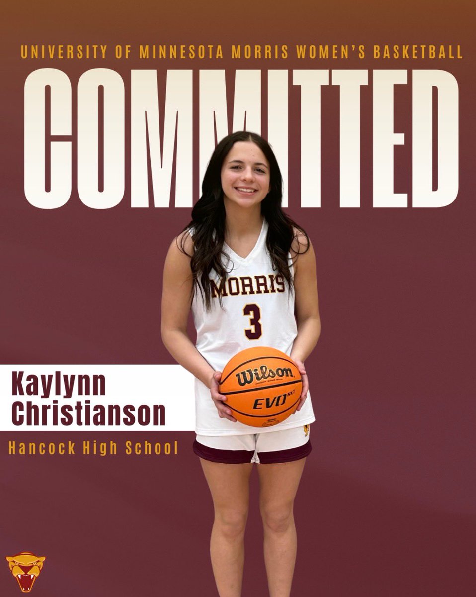 Officially a Coug!!

I am so excited to announce my commitment to further my education and basketball career at the University of Minnesota Morris! <a href="/CougsWBB/">Minnesota Morris WBB</a> #rollcougs #Committed