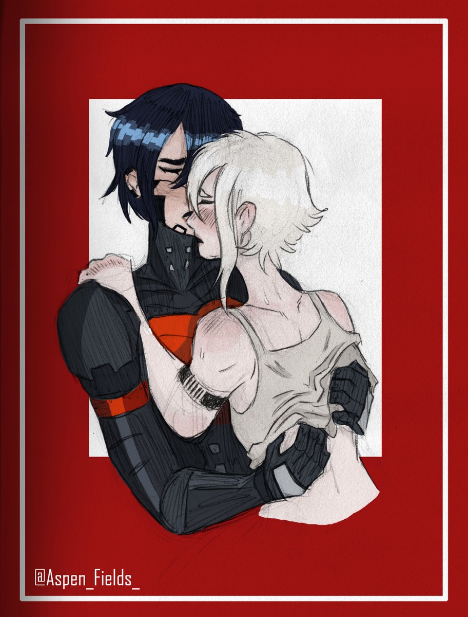 SUGGESTIVE WARNING‼️
My fav women in love.😌
#SIGNALIS #signalisfanart