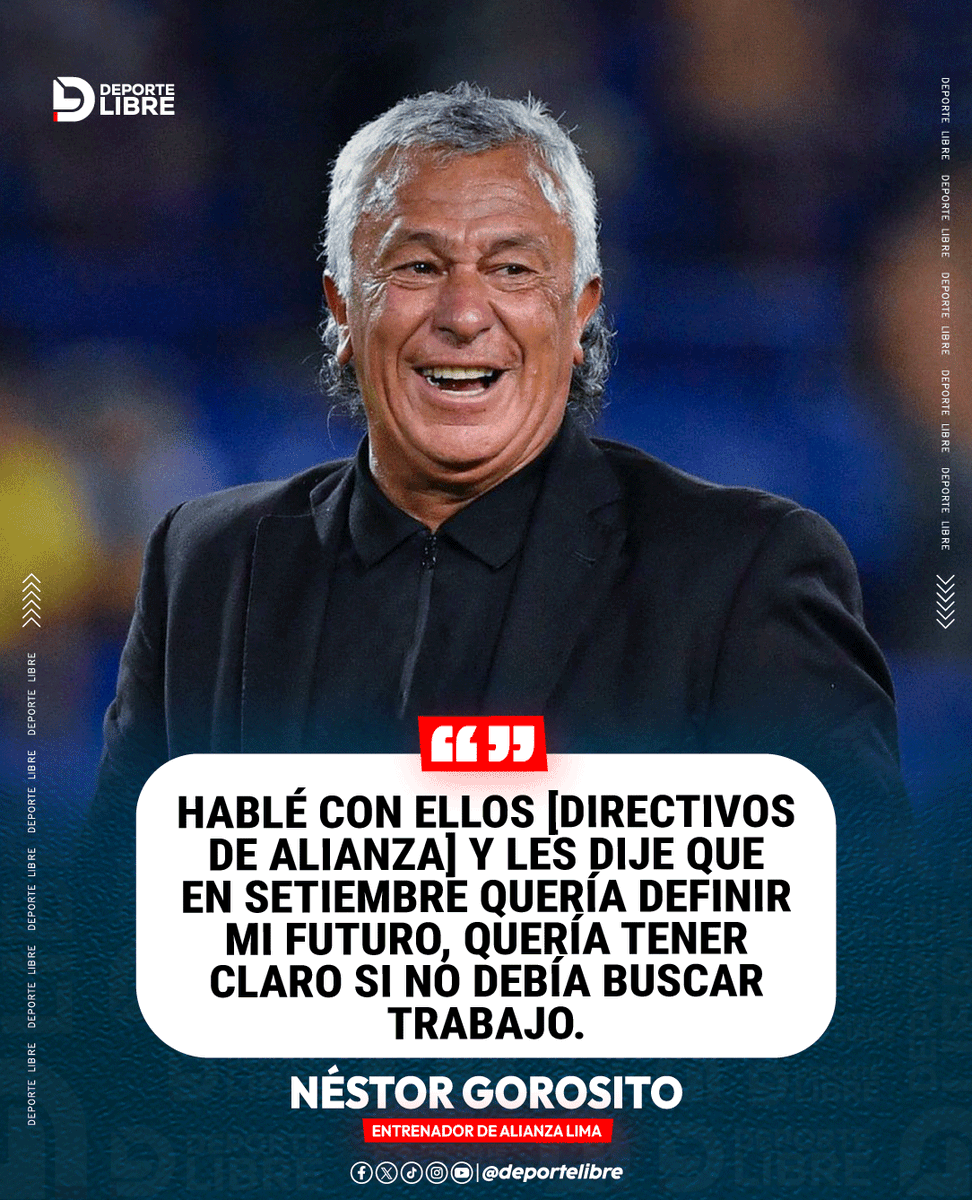 Néstor Gorosito habló sobre su futuro en Alianza Lima. 🗣️ El ‘Pipo’ confirmó que ya conversó con la directiva para definir si seguirá al mando del equipo.

#AlianzaLima #Liga1 #FútbolPeruano #PipoGorosito #Liga1TeApuesto #Liga1Max #Liga1TeApuesto