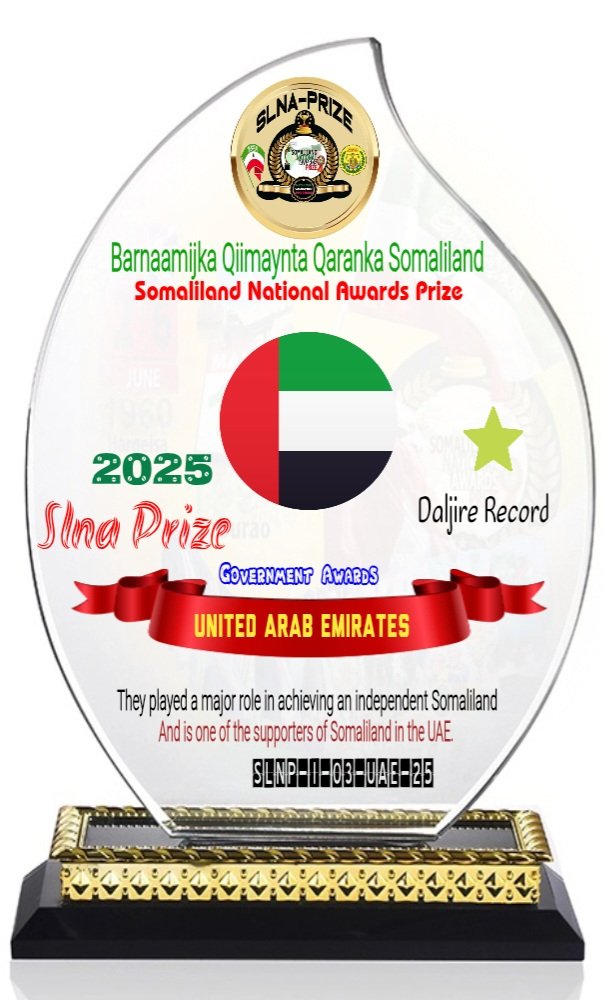 Somaliland National Awards Prize tweet media