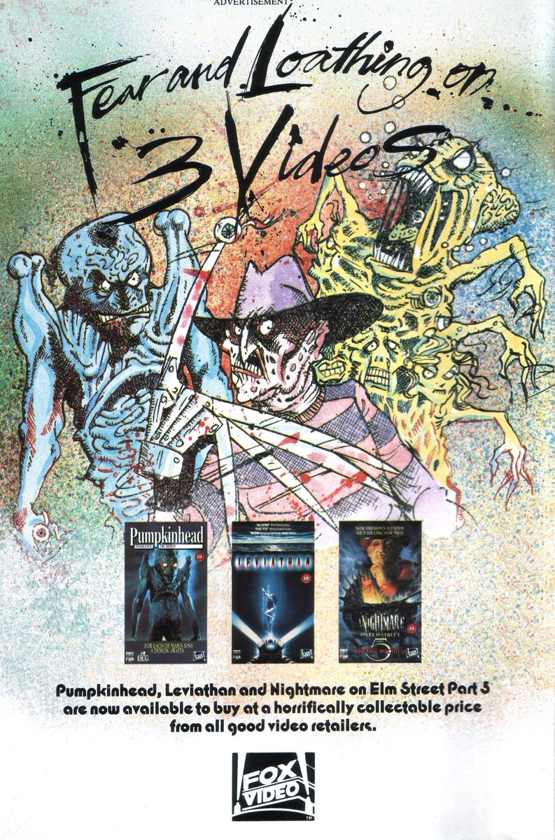 "Fear and Loathing" ads run in Fleetway publications in the early 90s. No idea if they're actually Steadman, or if it's someone (probably Simon Bisley) doing Steadman.