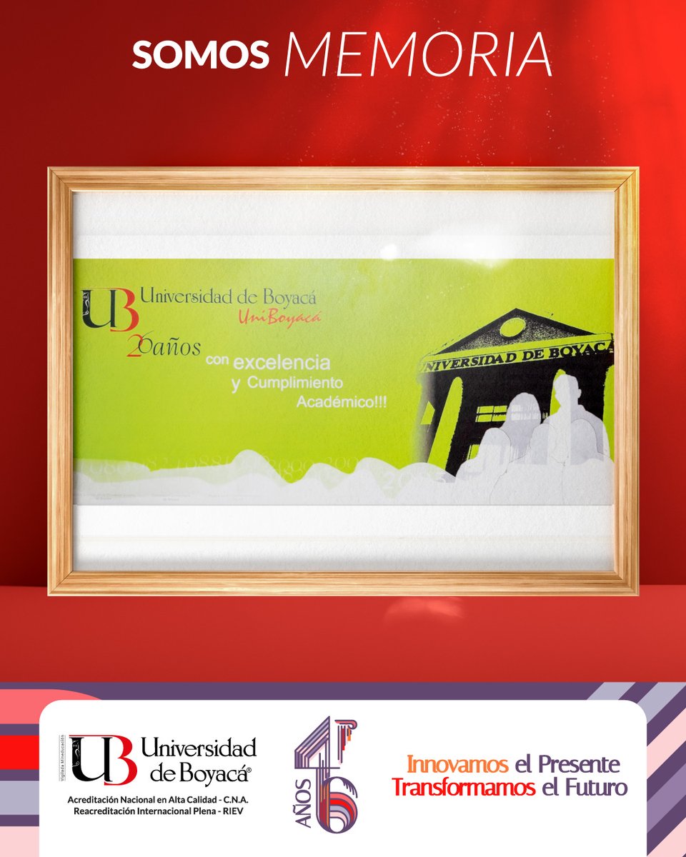 📸✨ UdeB, Somos Memoria

Recordamos con orgullo estos 26 años de historia, donde la excelencia académica y el cumplimiento de nuestro compromiso educativo han sido la base de cada logro alcanzado.

❤️🤍❤️ ¡Porque juntos construimos memoria, juntos #SomosUdeB! 🦉