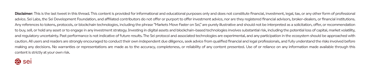 Graph showing real-time economic data integration on Sei