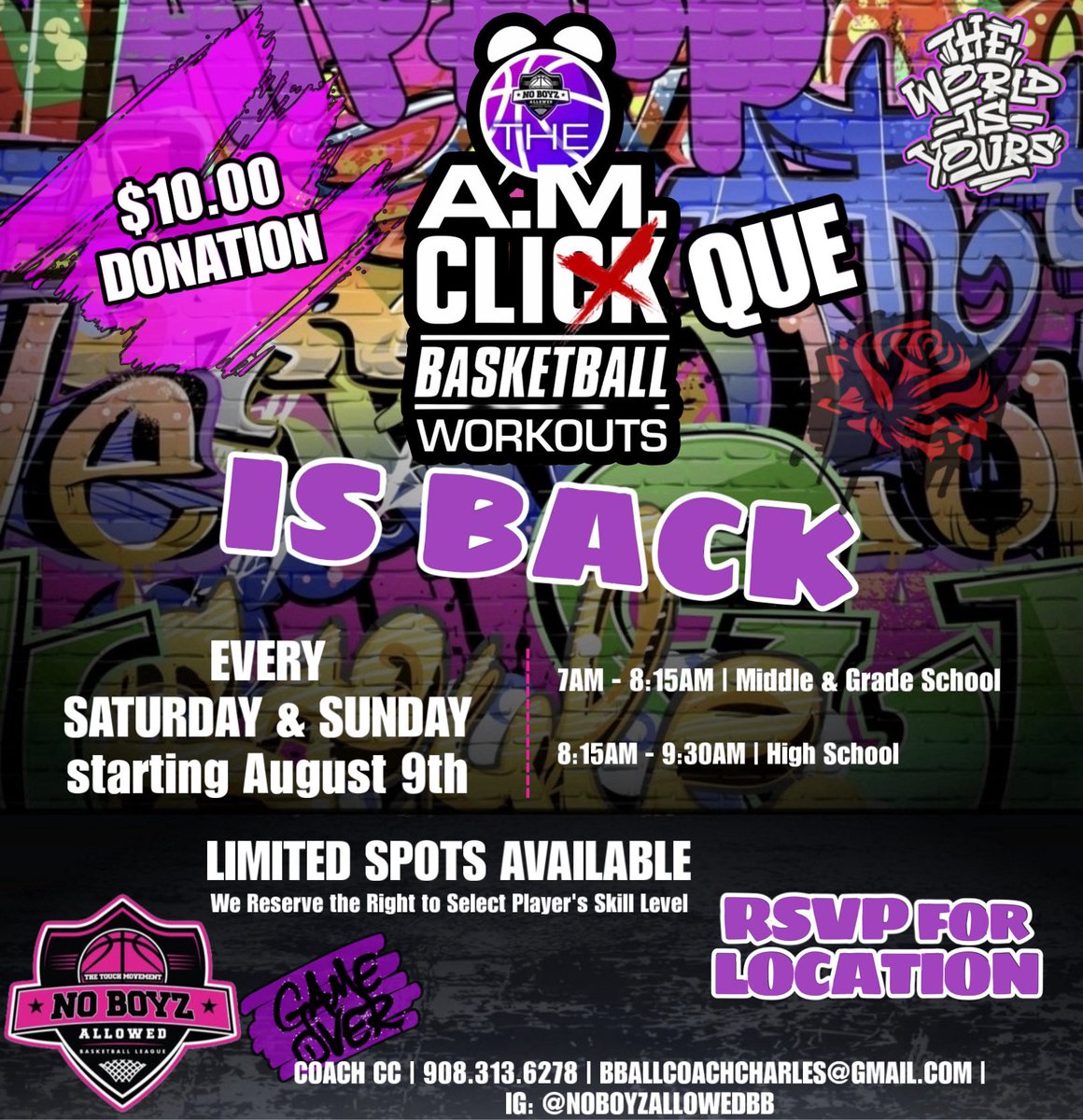NoBoyzAllowedBB's tweet image. The Am Click Is In Full Workout Motion This Holiday Weekend.. Come Get Better!! We Are In The Building!! #TheMorningHustle @NYGHoops @NJLadiesHoops @GthingBBall @DRETHETRAINER5 @brolylew @Ronice_MB @SJVLadyLancers @mcgirlshoops @SherryWhitney18 @TinyGreenNBS @SidelineStevie…