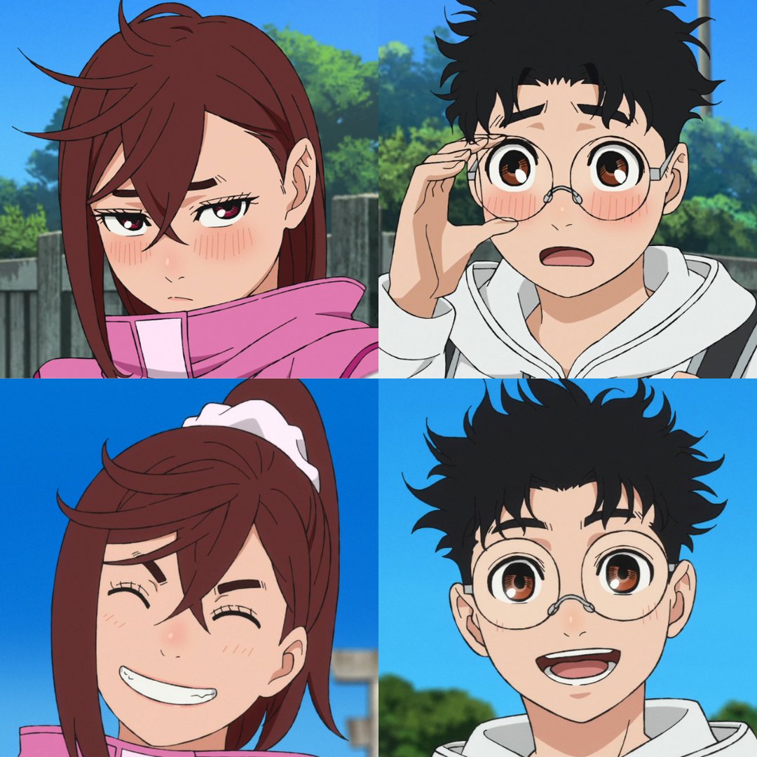 the way they look at each other 💕 #Dandadan