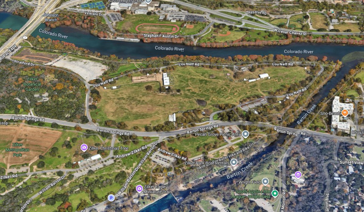 looks like they updated the 3d for zilker with imagery from blues on the green