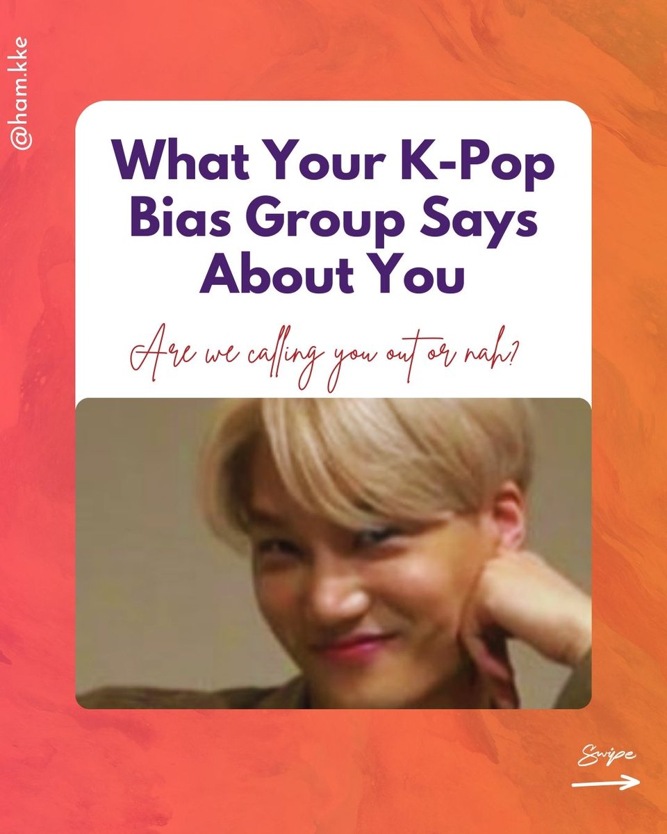 ham_kke's tweet image. Can your K-pop bias reveal your true personality? 

Tell us your bias group and comment if you think we got it right! 

Don’t forget to tag your friends and compare vibes 😂👇

#KpopCommunity #BiasPersonality #StanVibes #KpopLove #FandomFun #explore #fyp #hamkke #hamkkeclan