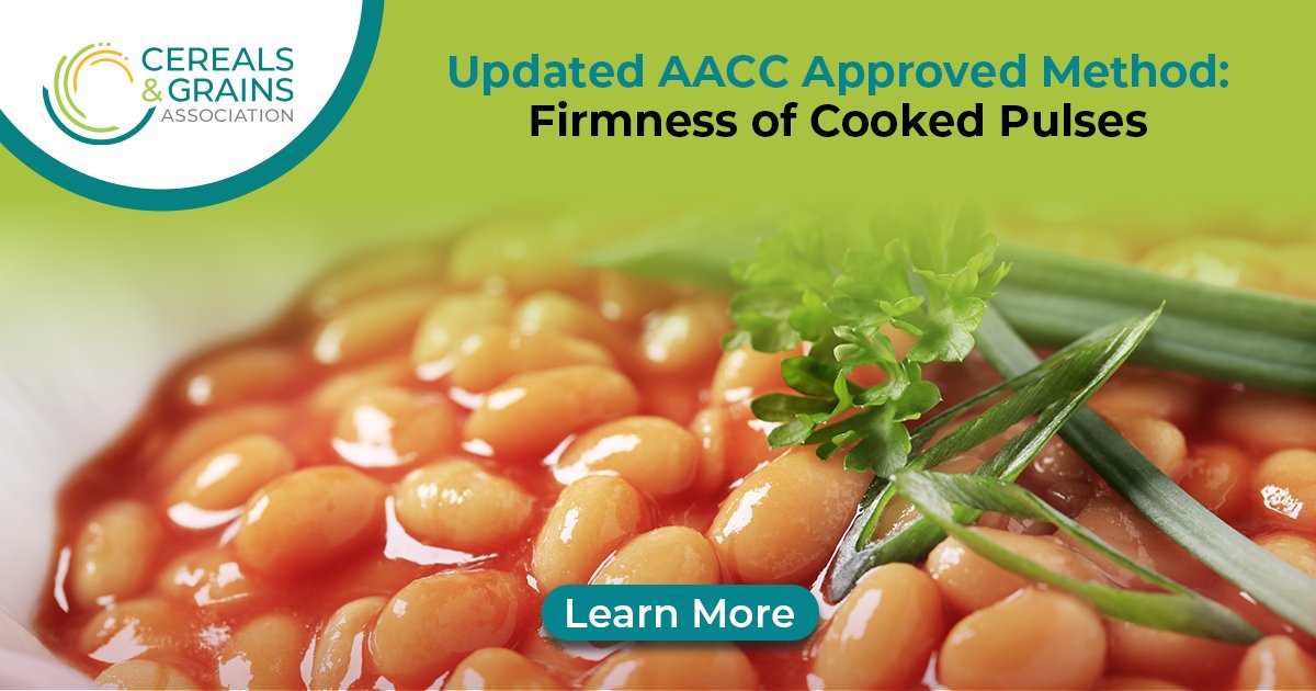 cerealsgrains's tweet image. #AACCApprovedMethods subscribers can now access the updated Method 57-14.02 to consistently determine the firmness of cooked pulses—beans, chickpeas, lentils, and peas included.

See more: bit.ly/3FwLZHJ

#foodscience #pulseresearch #AACCMethods #legumes