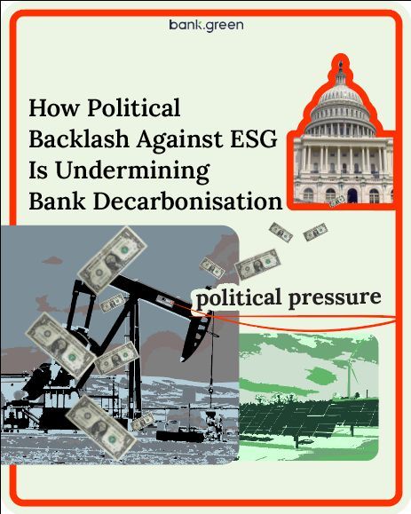 ESG was designed to make banks accountable by cutting emissions and enhancing transparency. However, in the U.S., it's become a political issue, with laws limiting green investments. Some banks still prioritize sustainability. Read the full article buff.ly/tsYsUkS.