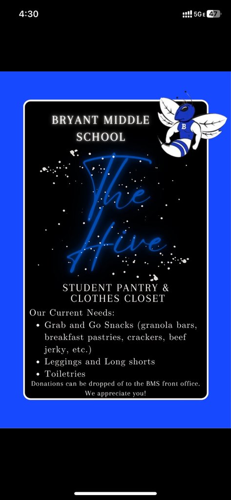 See below about donating to our student pantry! Thank you for your kindness and consideration! 💙🩵