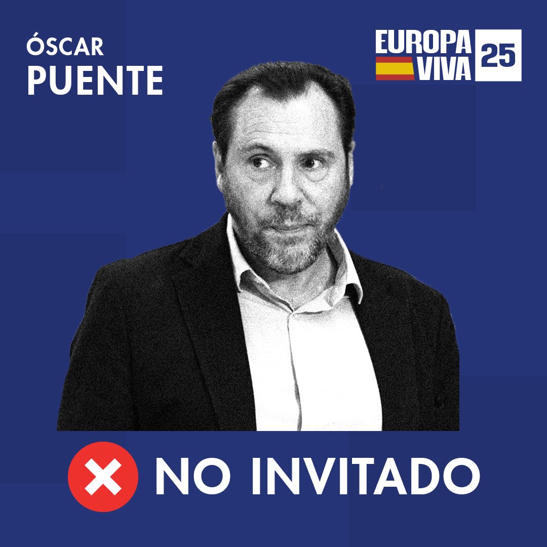 El culpable de llevar nuestra red de transportes a niveles tercermundistas tampoco está invitado.

Pero tú sí.

¡Saca ya tu entrada para el gran evento político del año! 👉 europaviva25.com/europa_viva_25…

<a href="/PatriotsEU/">Patriots.eu</a>