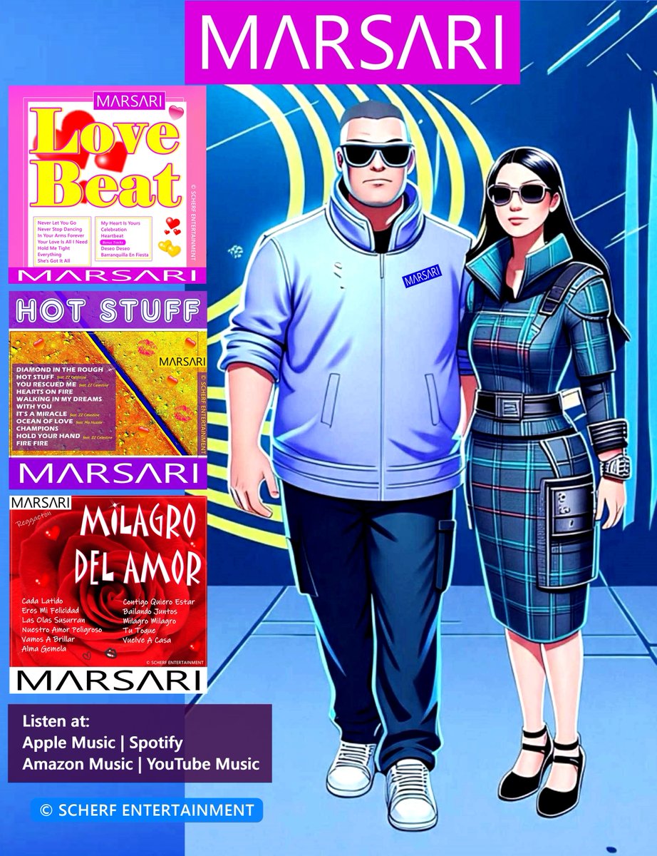 Get into the rhythm with EDM/Pop, R&amp;B and some #Reggaeton, all original songs by MARSARI. Listen at:
Apple Music: music.apple.com/us/artist/mars… 
Spotify: open.spotify.com/artist/6dz6rGj… 
Amazon Music: amazon.com/music/player/a… 
YouTube Music: youtube.com/channel/UCE_c7… 
--
#popmusic #edm #LasVegas