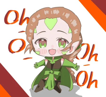 MtG絵。学園アイドルマスター/SUPREMACYから。 PVの3分過ぎの場面がマナシンボルに見えての勢い絵、ニッサです。