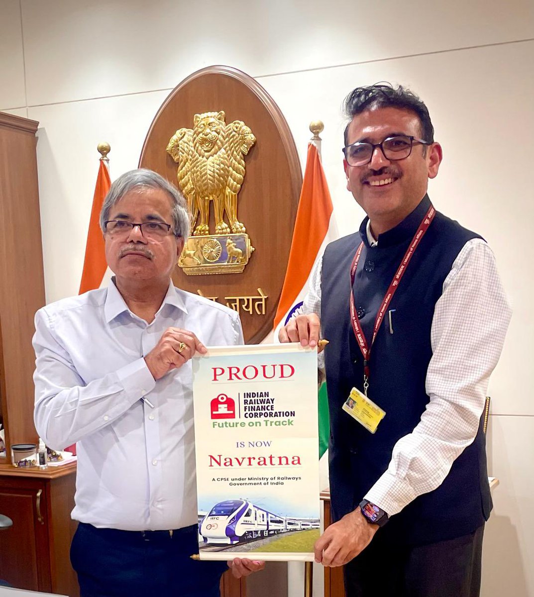 Congratulations to Shri Satish Kumar, Chairman &amp; CEO, Railway Board, on his extension till Sept 2026. 

Having seen his vision &amp; dedication ~ from modernization, big ticket rail infra development to innovations, I feel truly inspired. Wishing him continued success.

<a href="/RailMinIndia/">Ministry of Railways</a>
