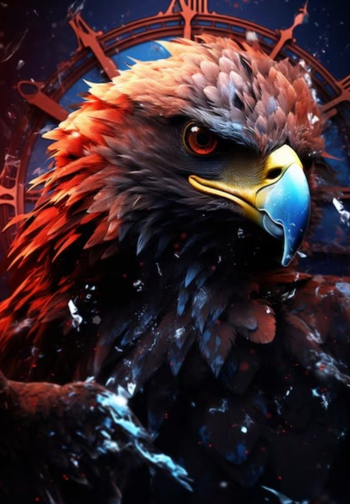 ◡̈*✧Eagle Eagle Emoji (U+1F985)