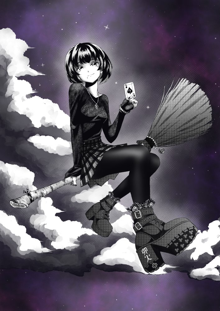 Ashureiho's tweet photo. "You Summoned Me Master?"
「Drawn in Clip Studio Paint on a Huion Kamvas 13」
#OC #漫画 #魔法少女 https://t.co/AMbyQmuX13