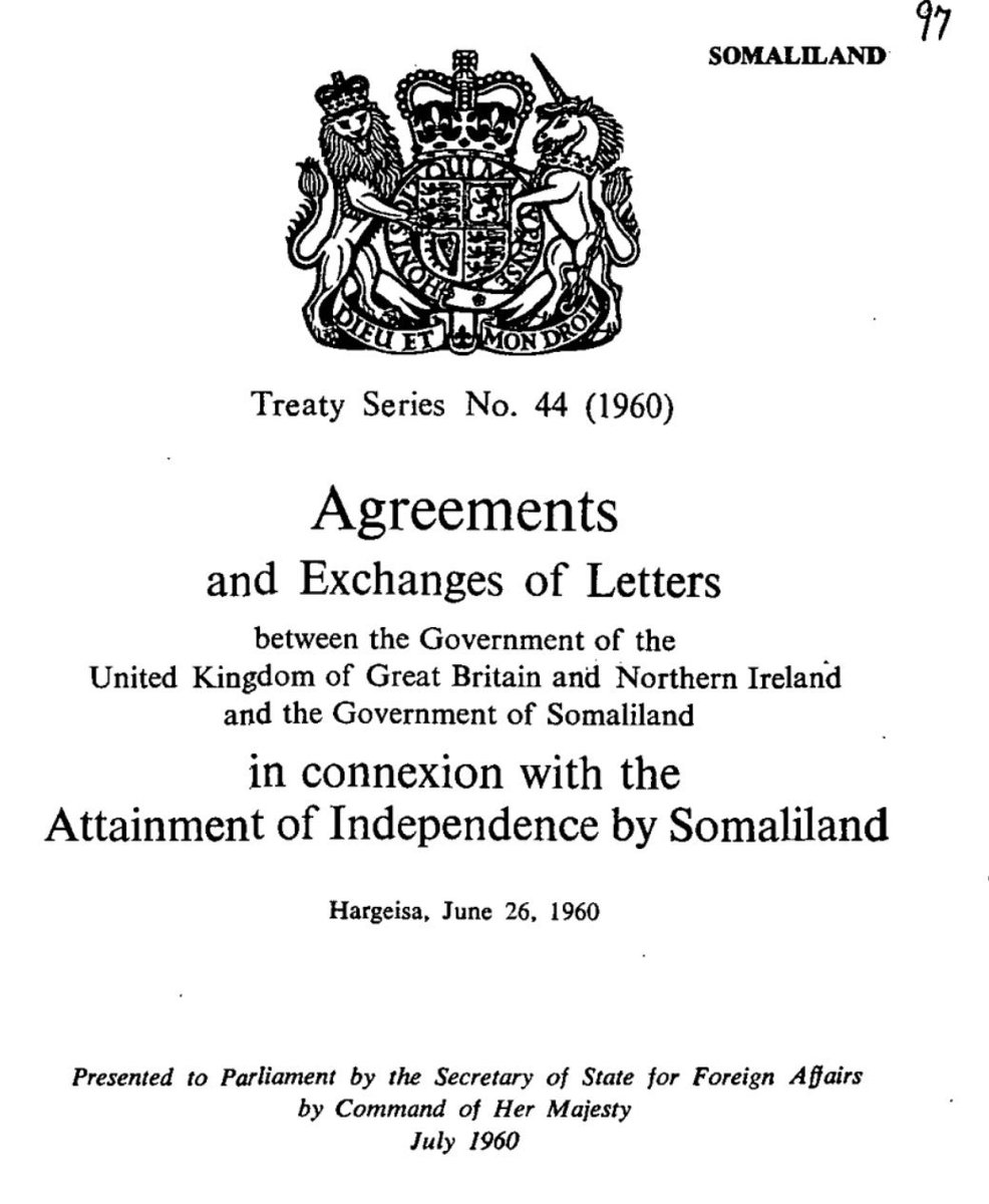 MaxamuudCaliMa3's tweet image. It&apos;s not contradiction but Somaliland and Somalia has different sovereignty and territory integrity 
1. Somaliland is independent country which gained independence from Great Britain and Northern Ireland in June 26th 1960
1. Somalia is trusteeship country under UNSOM