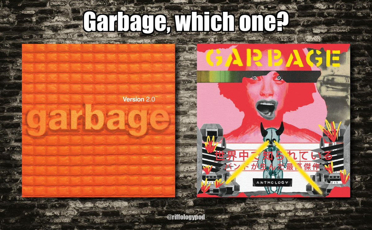 RiffologyPod's tweet image. 🇬🇧 Which Garbage album gets your vote: the slick punch of 'Version 2.0' (1998) or the career-spanning 'Anthology' (2022)? Pick your favourite.
Please share and follow us for daily music content!
#riffology #Garbage #Version20 #Anthology