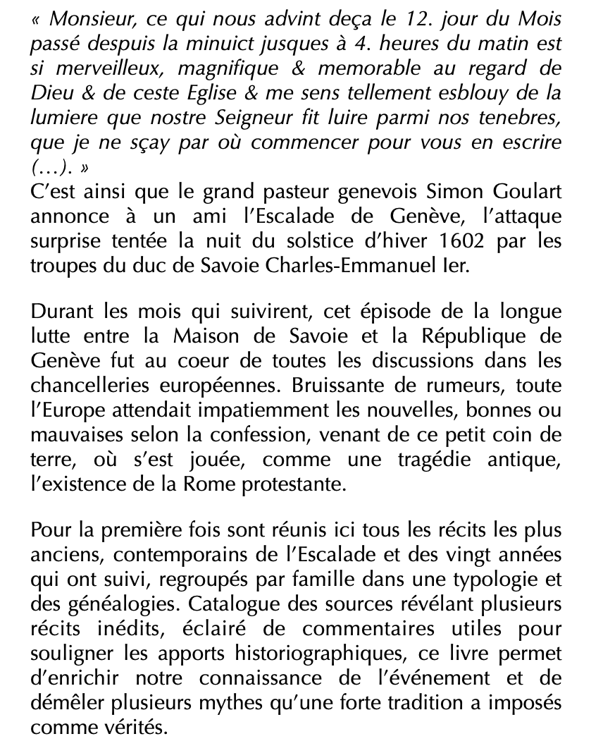 Patrice Delpin - L’Escalade de Genève en son temps

Typologie et généalogies des récits contemporains

À paraître chez Alphil