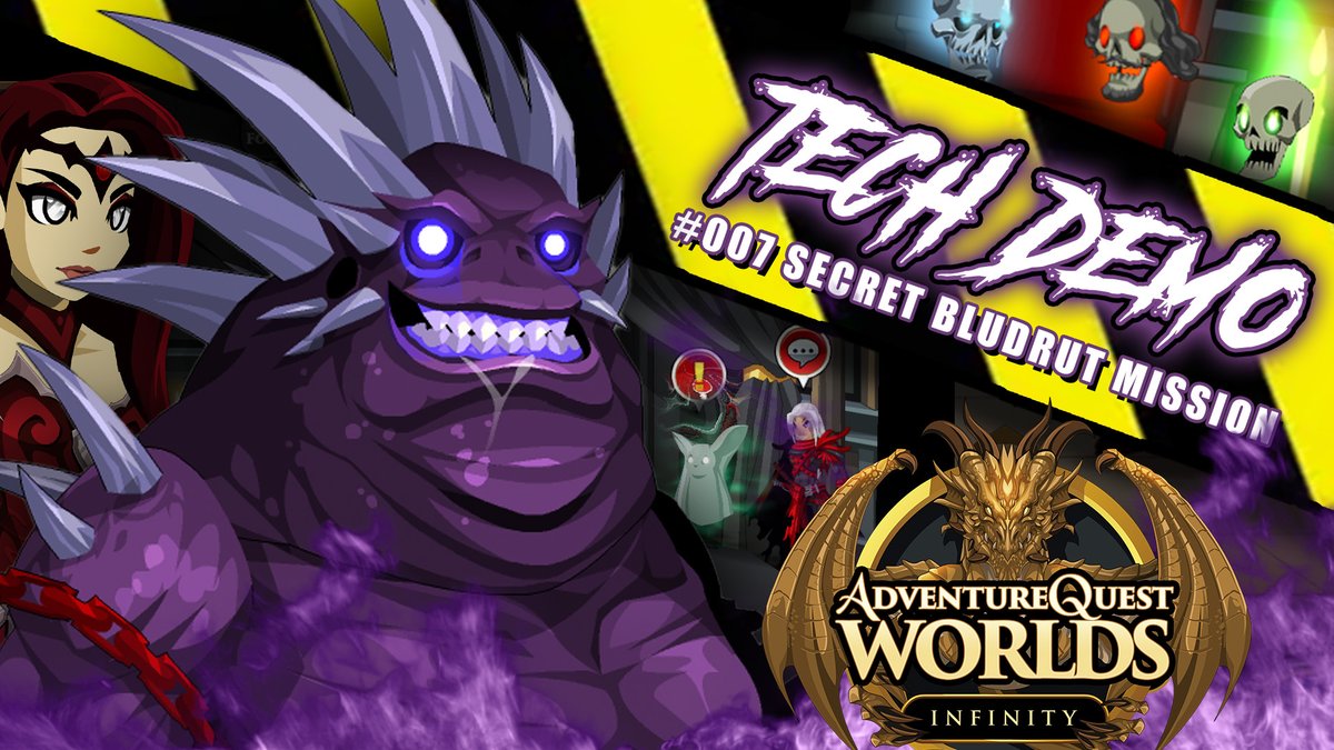 AdventureQuest Worlds: Tech Demo #007 is happening NOW on Steam! Members of AQWorlds are invited to test Bludrut Keep. Full details and play by play at aq2d.com/posts/techdemo… 
Battle on!
~Beleen
#aqw #infinity #techdemo