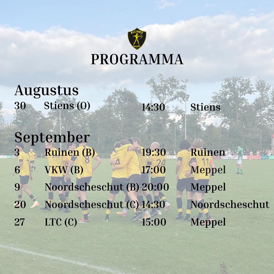 Alcides♔ (@alcides1907) on Twitter photo Programma voor de komende maand 💛🖤
Wij rekenen op jullie support! 💪🏼 Programma voor de komende maand 💛🖤
Wij rekenen op jullie support! 💪🏼