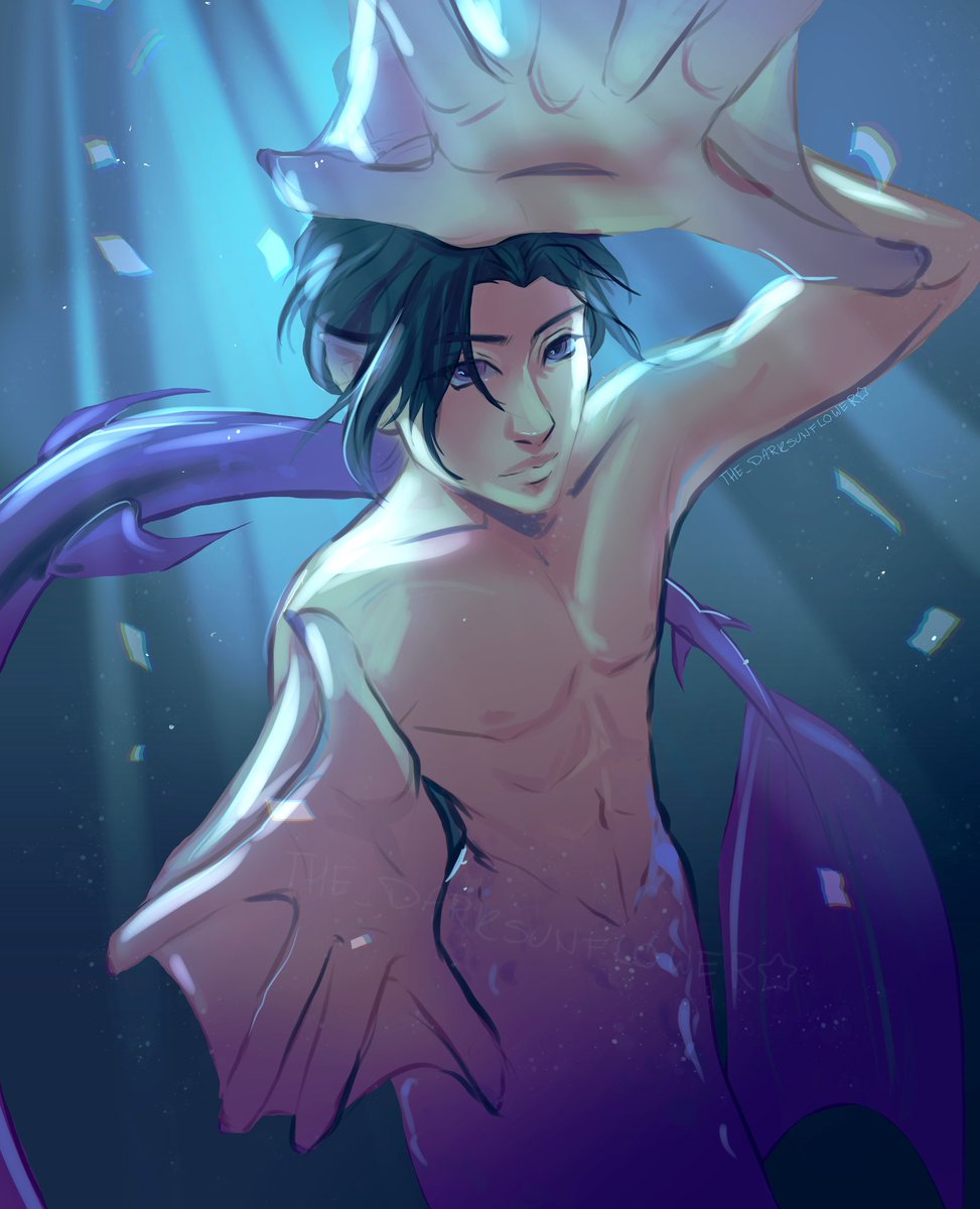t_darksunflower's tweet photo. Jiang Cheng merman anyone? 👀
#JiangCheng #MDZS #fanart https://t.co/6pvi6aCJty