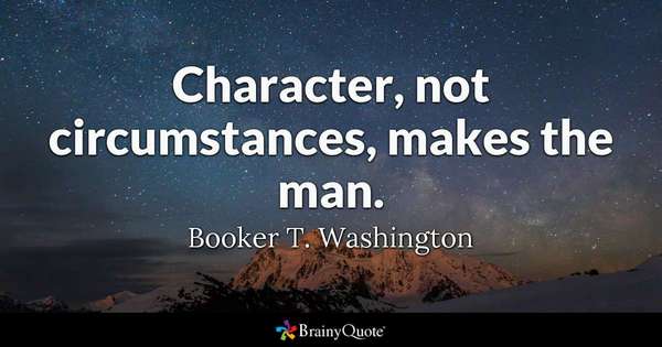 Elaine Perry (@elaine_perry) on Twitter photo "Character, not circumstances, makes the man." ~Booker T. Washington
#SuccessTRAIN #ThursdayMotivation #leadership #quote via <a href="/THE_R_ROCKSTAR/">THE'ROLLING'ROCKSTAR</a> "Character, not circumstances, makes the man." ~Booker T. Washington
#SuccessTRAIN #ThursdayMotivation #leadership #quote via <a href="/THE_R_ROCKSTAR/">THE'ROLLING'ROCKSTAR</a>