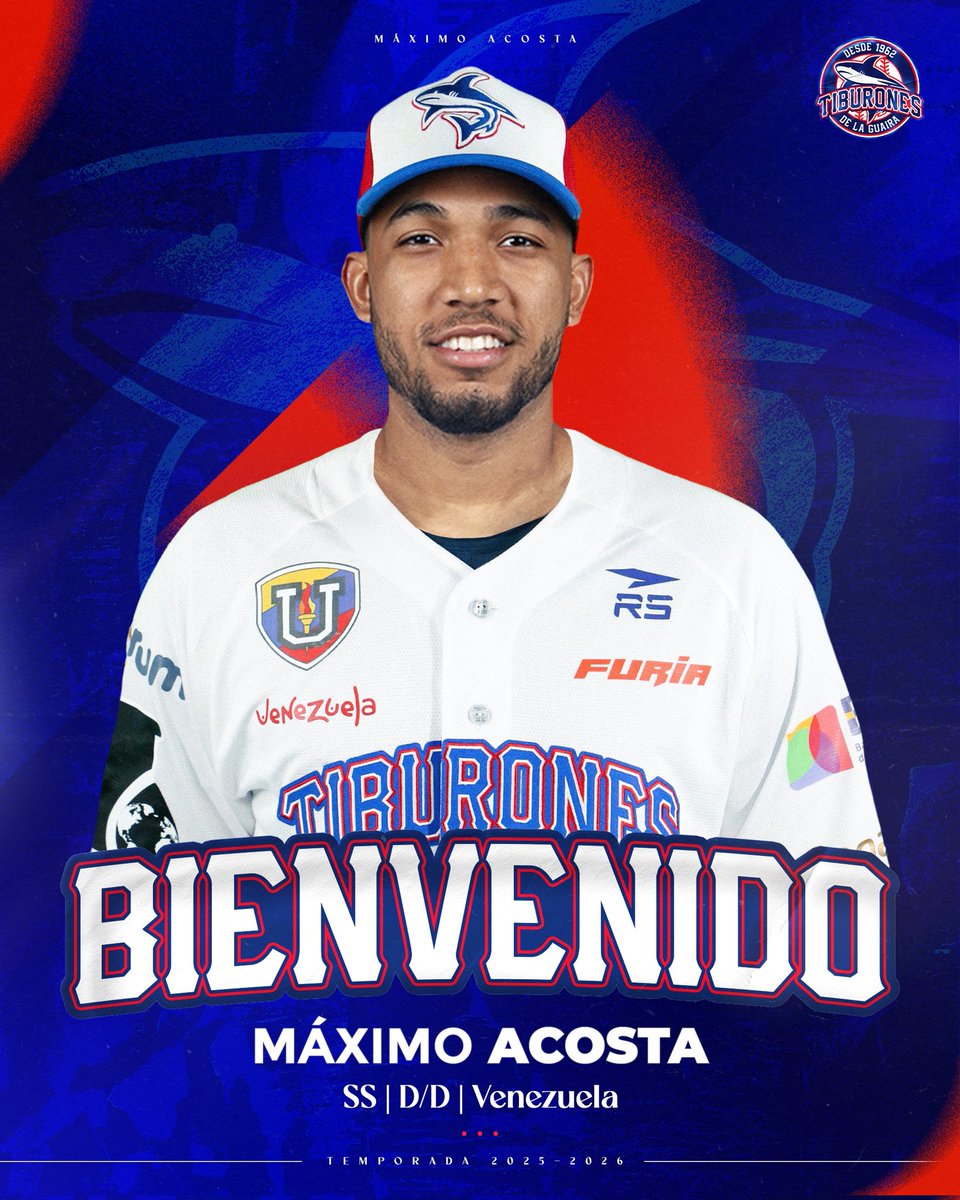 La organización Tiburones de La Guaira adquiere vía cambio al grandeliga Máximo Acosta, en una transacción realizada con Águilas.

Del mismo modo, cedemos a los jugadores Pedro Rodríguez y Luis Alejandro Rodríguez. 

tiburonesbbc.com/noticias/tibur…

#VamosPaEncima 🥁🦈
#TiburonesSiempre