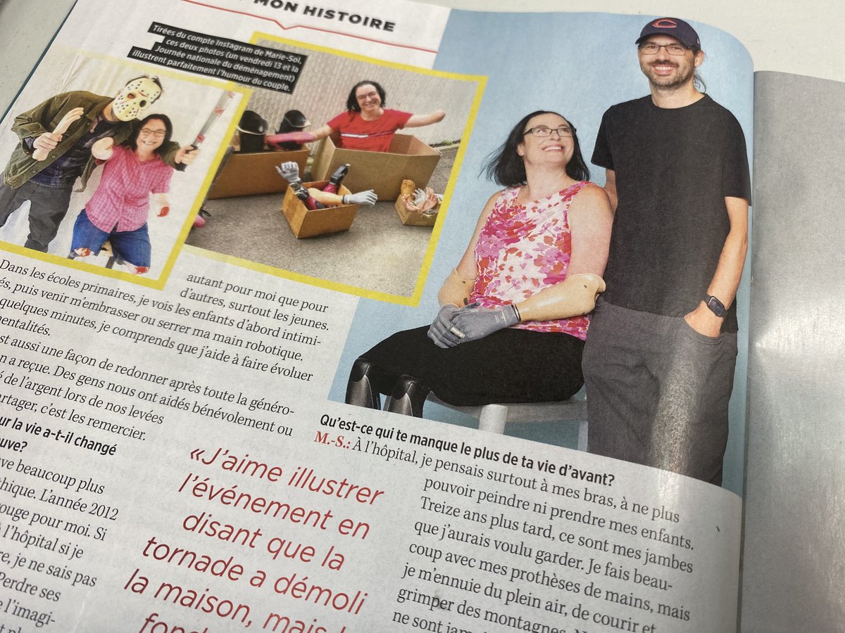 Me voilà dans le Magazine La Semaine! 😊 En fait, nous y sommes tous les deux! Car oui, ils ont réussi à convaincre mon amoureux de prendre la pose et d'ajouter son angle de vue... À lire! ❤