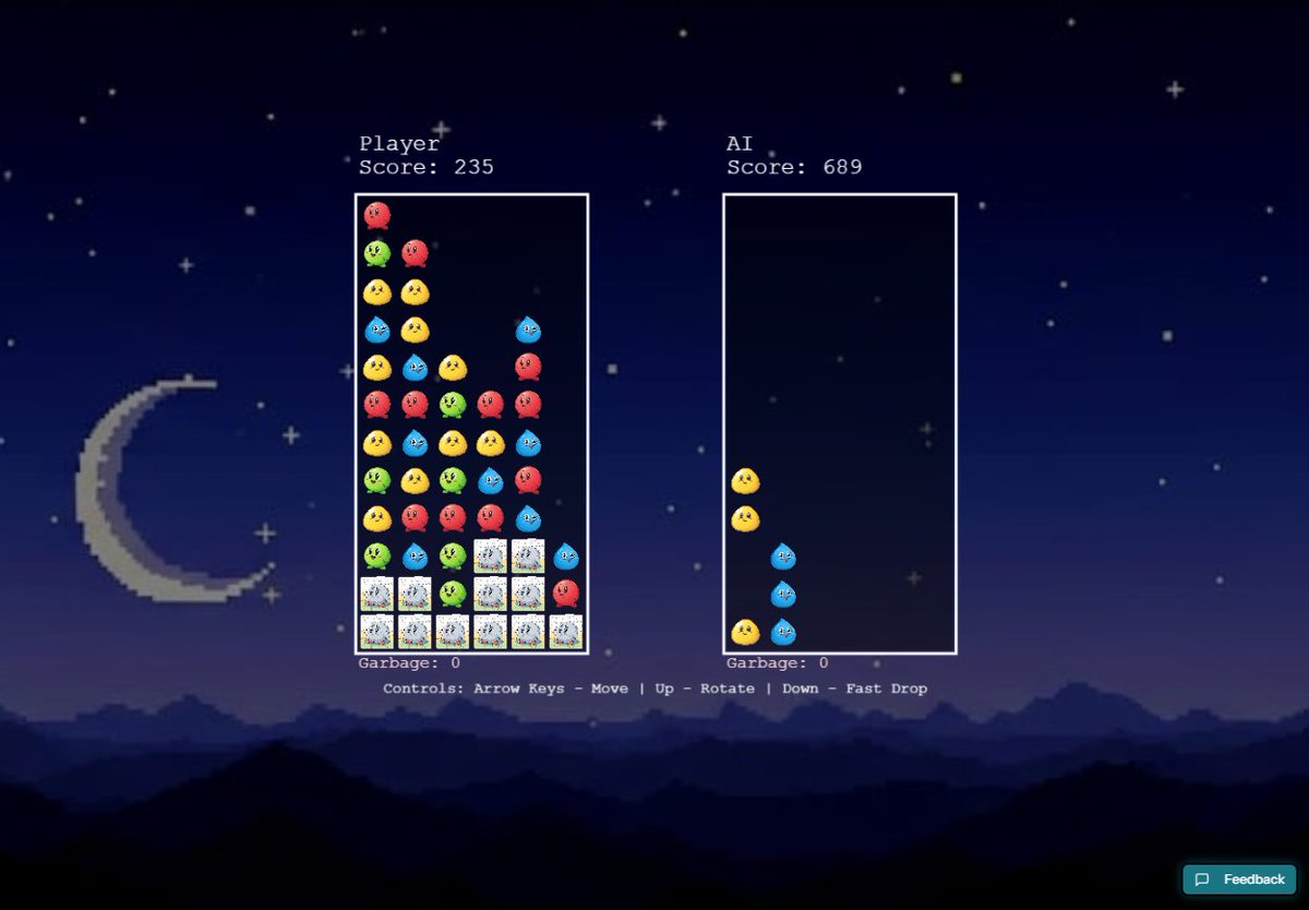 Verse_Eight's tweet image. 🥇1st Place

👤@VibeCoderGaming
🔗Slime Volleyball → verse8.io/d9E3H9C
🔗Yupo Yupo Puzzle Battle → verse8.io/W4X4W9E

👏Congratulations! 

With two games that blended creativity, fun, and nostalgia, this entry showed what can be achieved with prompts alone. A true…