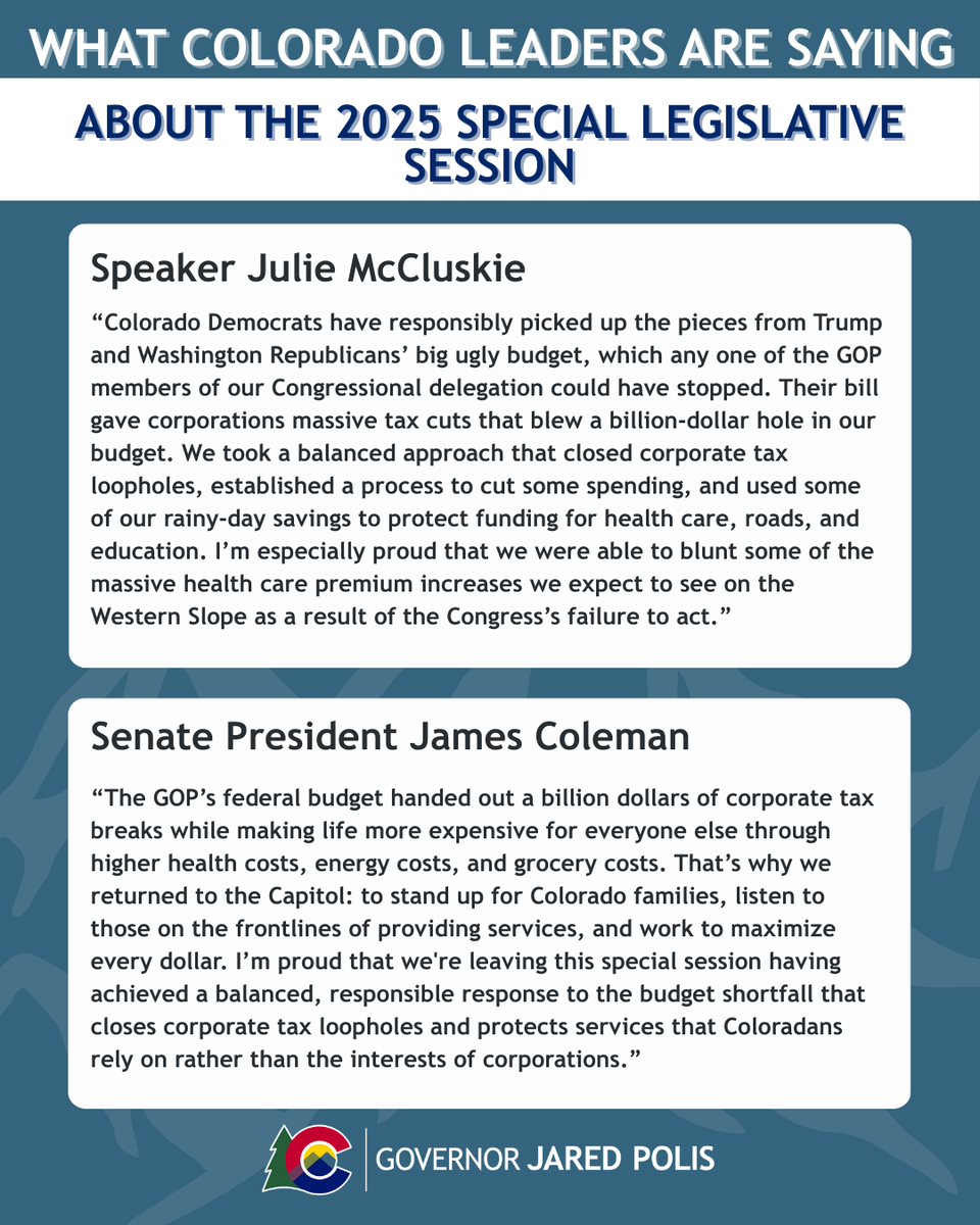 Governor Jared Polis tweet media