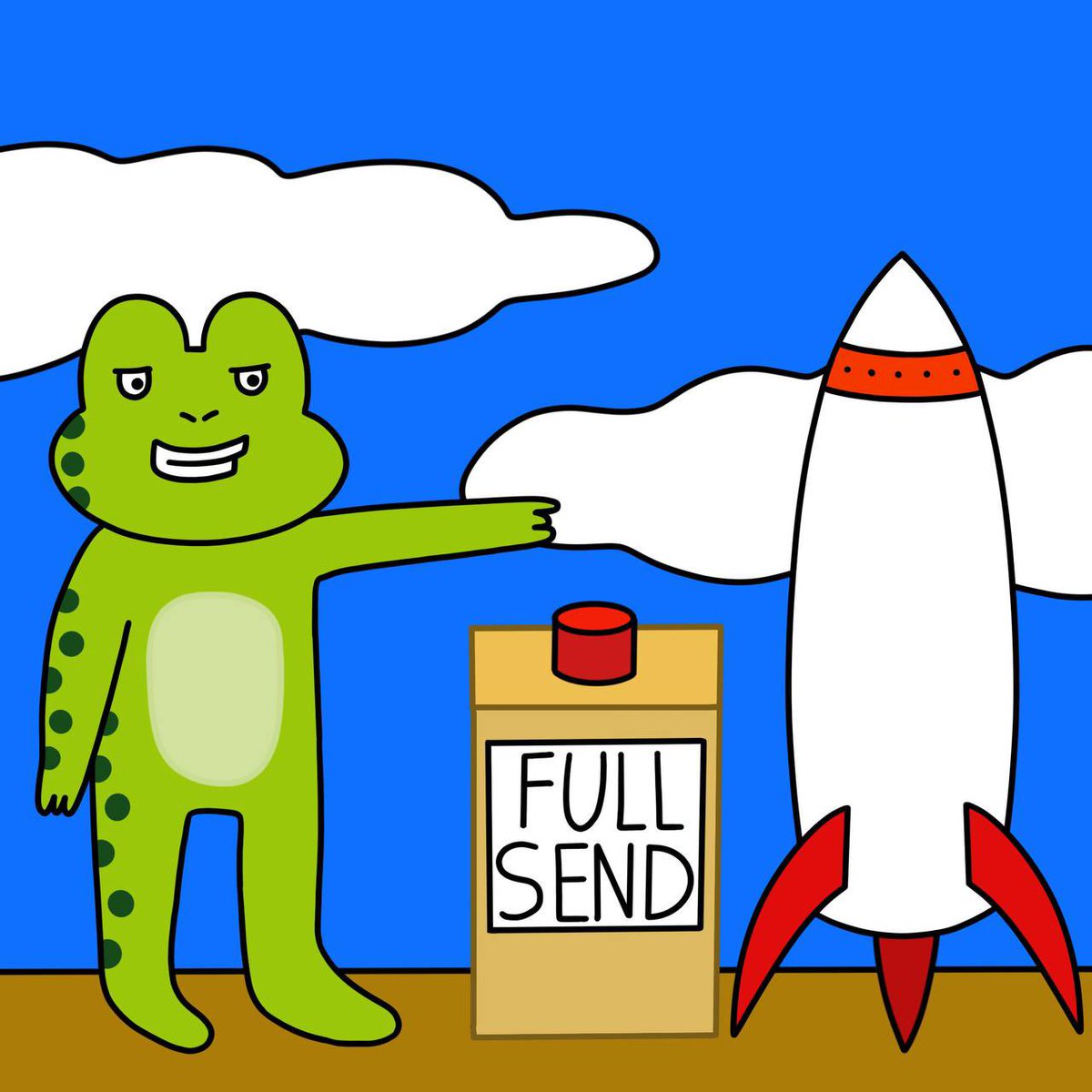 Seems like <a href="/VitalikButerin/">vitalik.eth</a> is selling some ETH memes. Is it finally our turn to full send? #FROGGER