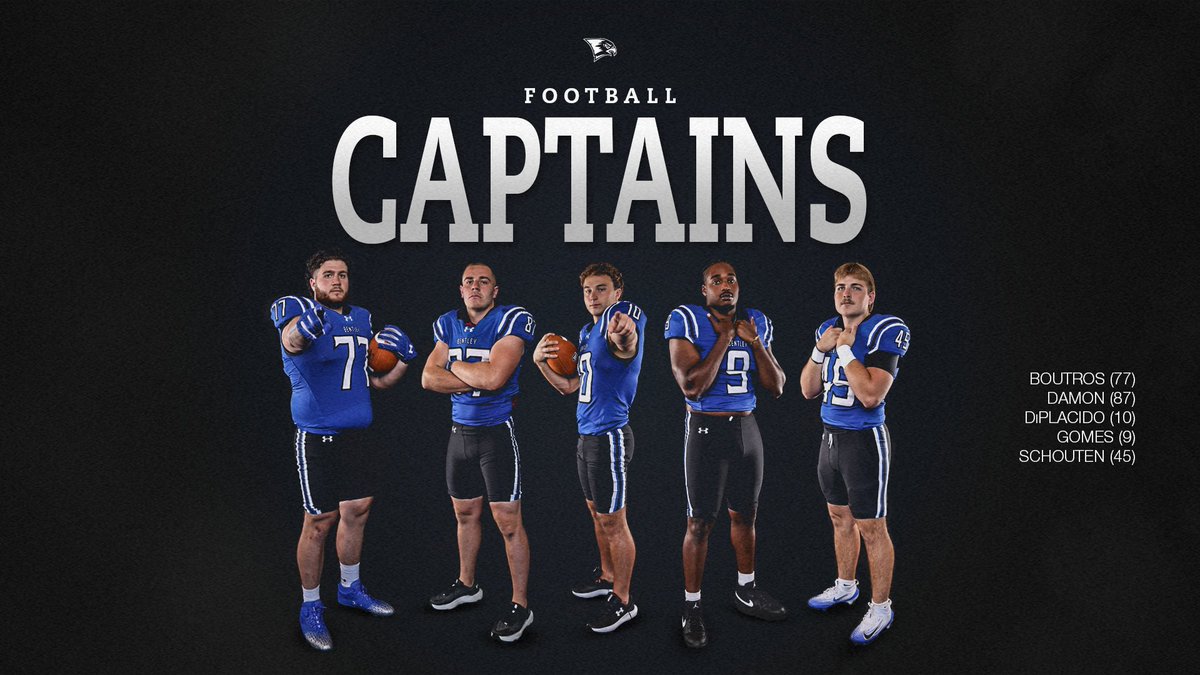 First-year head coach CJ Scarpa announced the captains for the 2025 football team! 

📰 bit.ly/3UNBNPt