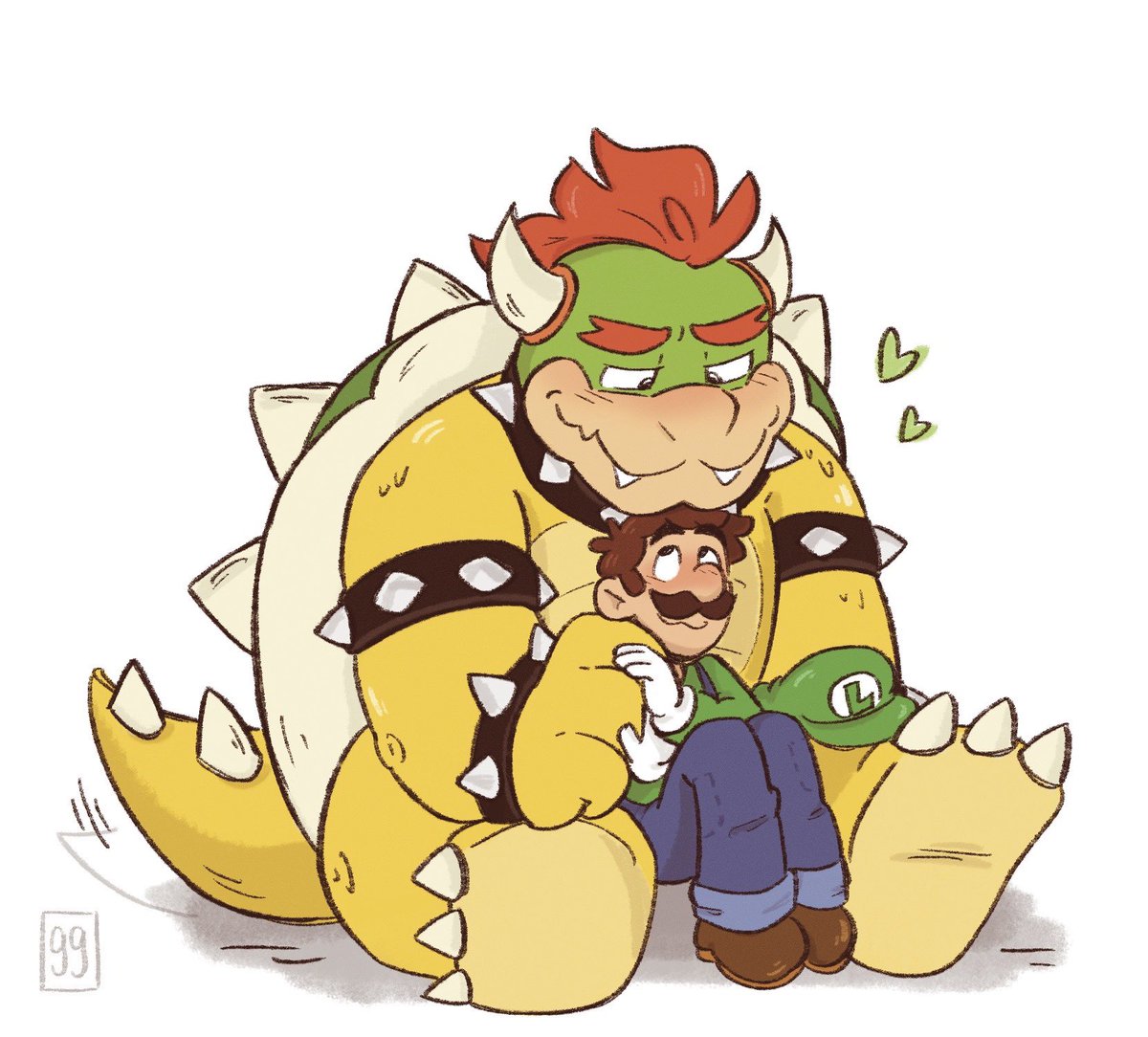 gustygardns's tweet image. big guy and lil guy
#supermario #bowuigi