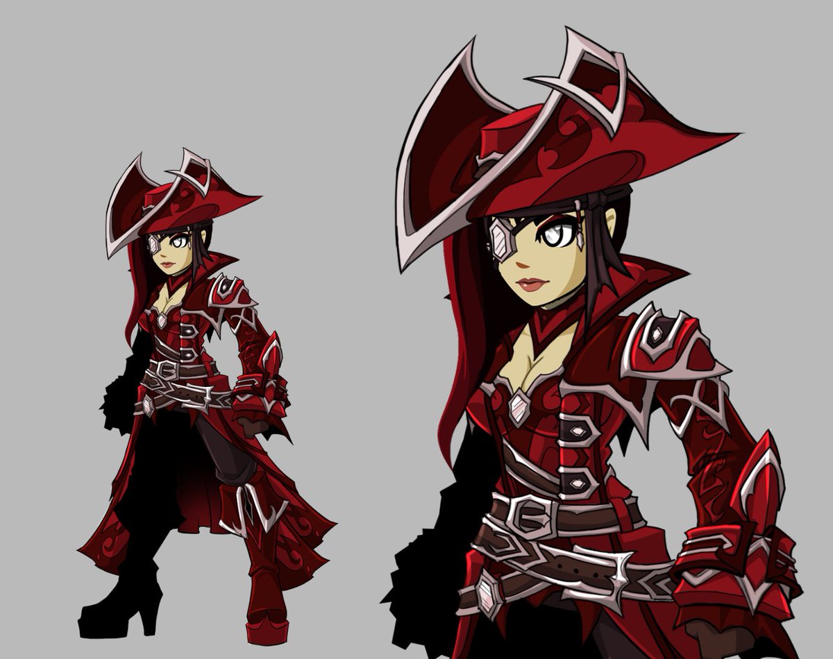 Yo_Lae's tweet image. Hat + Cape concept art for @Krystia_Ignis
