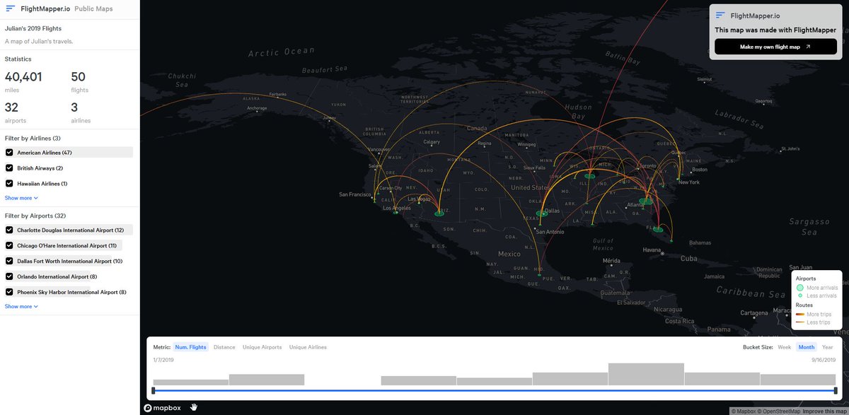 nullfend's tweet image. ✈️ #FlightMapper is a free tool to quickly map flight routes in-browser.

For OSINT/GEOINT, visuals often speak louder than raw flight data—patterns, cargo routes, or unusual flights become clear fast.

Try it 👉 flightmapper.io
#OSINT #GEOINT #Visualization #Intelligence
