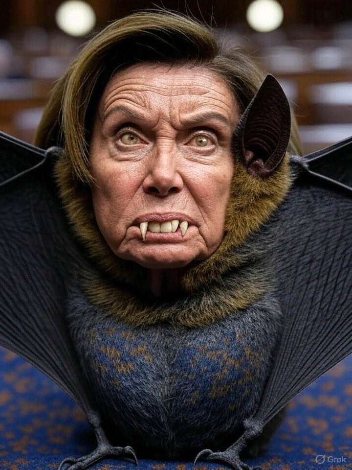 <a href="/SpeakerPelosi/">Nancy Pelosi</a> Shutup old bat… you and your “for the children” where was that in the news lately… karma is after you!