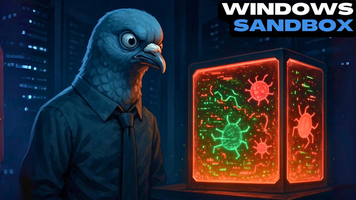 coachdeosasco's tweet image. Windows Sandbox: a “caixa de areia” da Microsoft para fazer baguncinhas.
youtu.be/n748HWuAHKQ
#WindowsSandbox #SegurançaDigital #Microsoft #Virtualização #Cibersegurança #Sandbox #Antivírus #CoachDeOsasco #bolhasec
