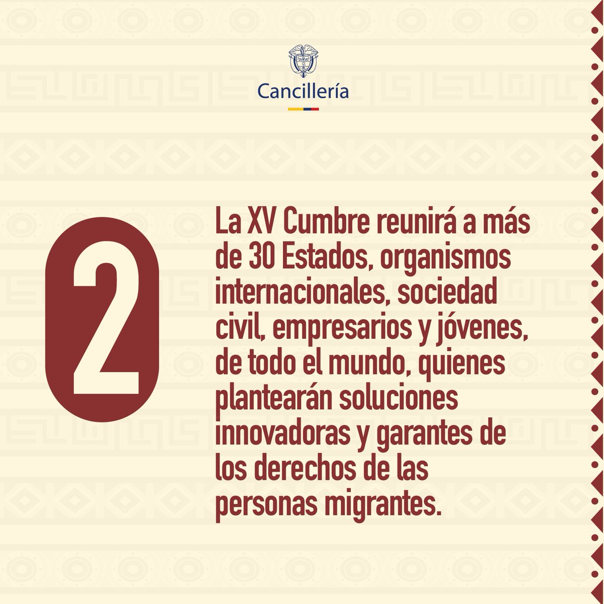 EmbColBruselas's tweet photo. La XV Cumbre del Foro Mundial de Migración y Desarrollo #FMMD marcará un hito en la historia de la migración.
📍 Desde Riohacha, La Guajira el mundo se reunirá para construir consensos y transformar la movilidad humana en motor de inclusión, innovación y desarrollo. https://t.co/iM00Lq8COJ