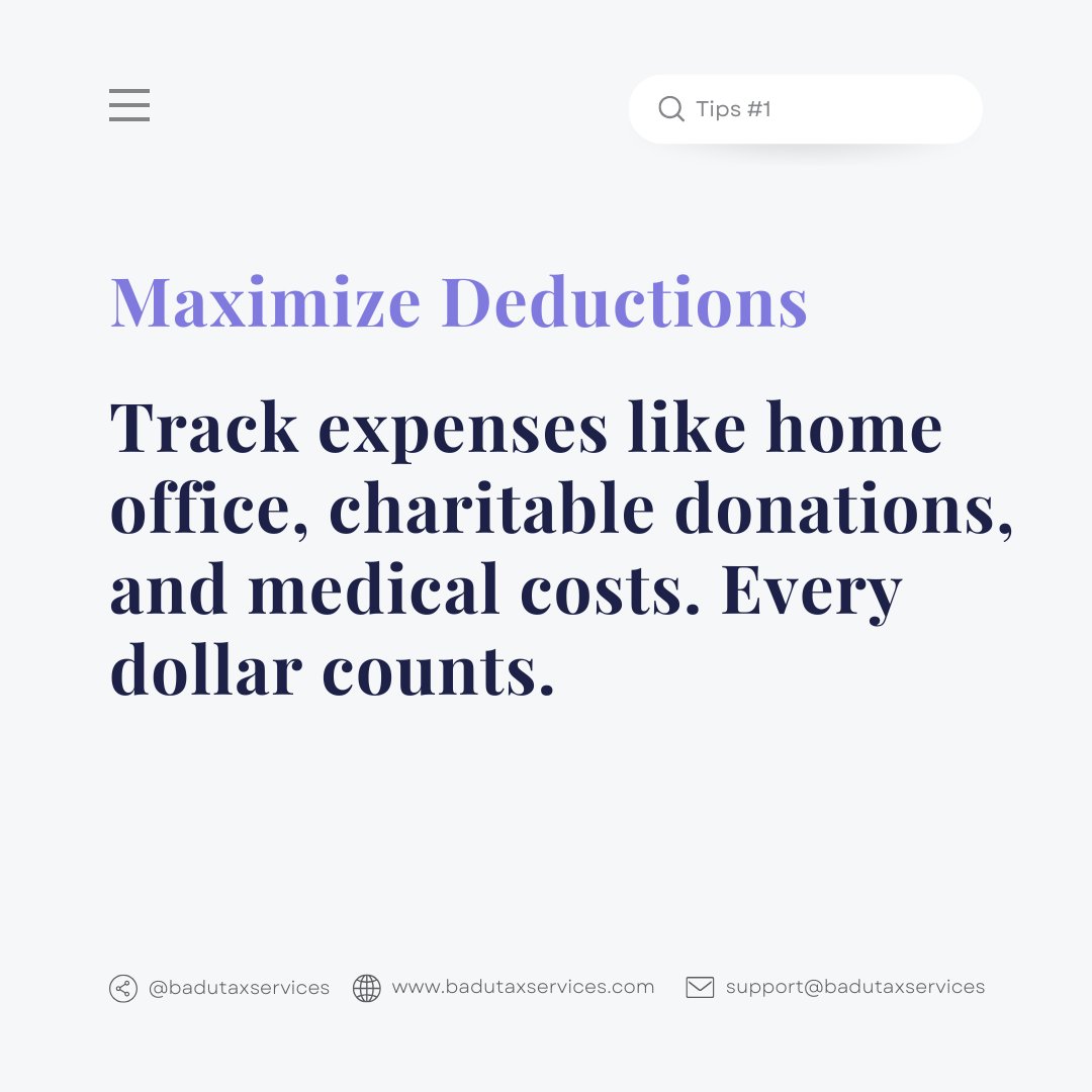 BaduTaxServices's tweet image. 🧠 Tax season doesn’t have to be stressful—make it strategic with Badu Tax Services.

✅ Self-employed? Small biz? We’ve got you covered. 📲 DM us or file here: bit.ly/3D5Pe4E

#TaxTips #BaduTaxServices #FileSmart #FinancialFreedom