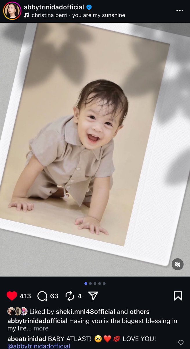 JUST IN: Abelaine Trinidad, former MNL48 member and current General Manager, has officially announced motherhood to firstborn son, Atlast.