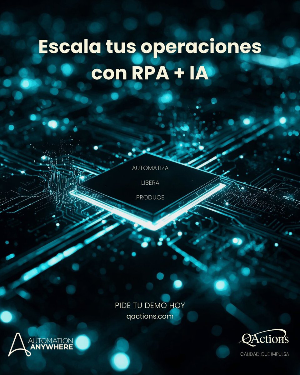 JoinQactions's tweet image. En 2015 quizás podías prescindirlo, en 2025 no te puede faltar.

Automatiza tus operaciones con inteligencia y herramientas Top-Tier, Gen AI + Agentic AI, RPA y calidad de software, todo en uno.
⚡ Accede a una demo gratuita en qactions.com
#QActions  #Automation #RPA