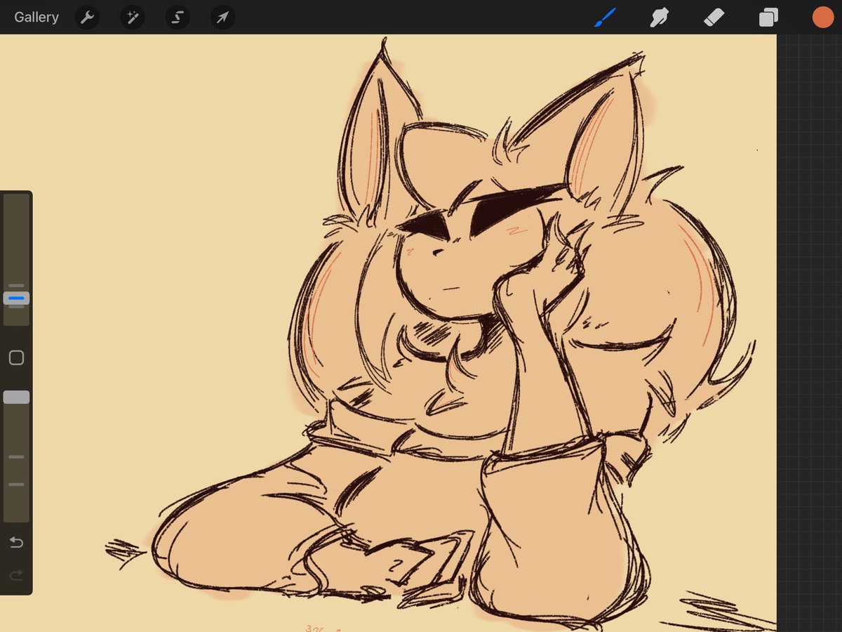 WithinTheValley's tweet image. Doodle I did in lecture the other day [sfw ver.]