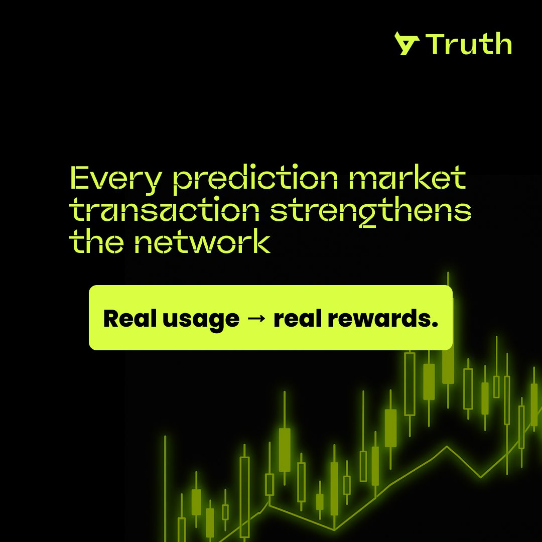 This is the cycle powering Truth Network:

🔄 Usage fuels rewards
💸 Rewards sustain security
🌐 Security builds trust

Real usage → real rewards $TRUU