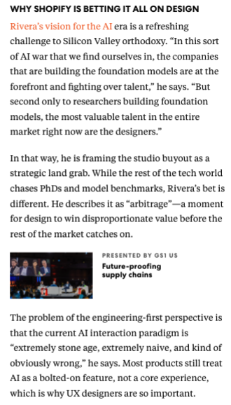 Carl Rivera (@postcarl) on Twitter photo Basically my whole interview with FastCo around the Molly acquisition (available on FastCo website behind paywall) Basically my whole interview with FastCo around the Molly acquisition (available on FastCo website behind paywall)